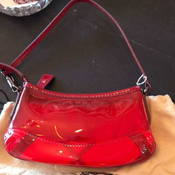 burberry vinyl bag